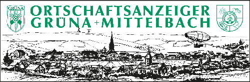 Ortschaftsanzeiger Gruena und Mittelbach - Mugler Druck und Verlag